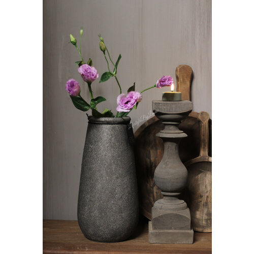 Zijden tak Lisianthus purple 63 cm 