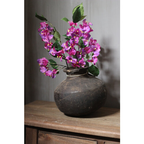 Zijden tak Bougainvillea paars 62 cm 