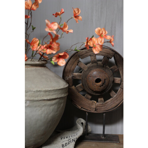 Zijden tak Dogwood salmon 75 cm 
