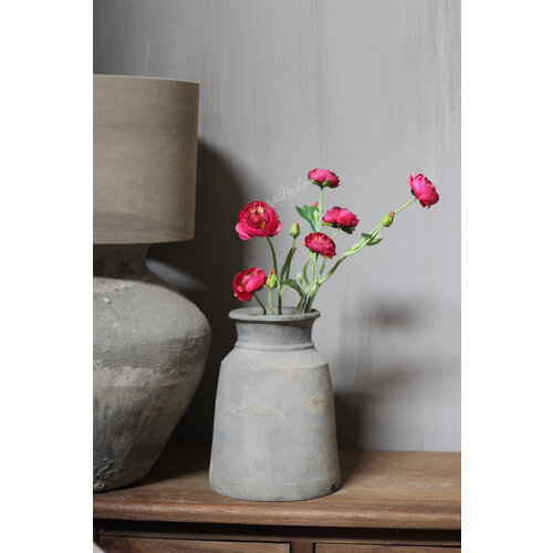 Zijden Ranonkel fuchsia 48 cm 