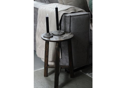 Authentiek rond krukje 43 cm