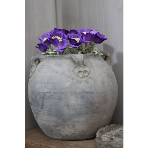 Zijden Anemoon lavendel paars 36 cm 