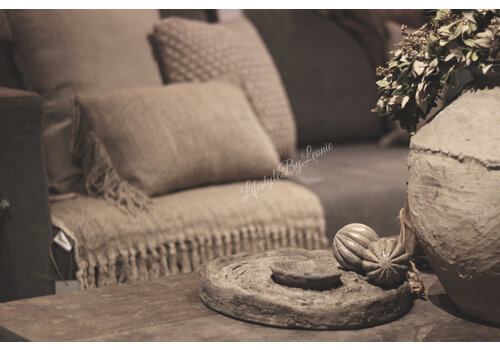 Sobere houten decobal Melon