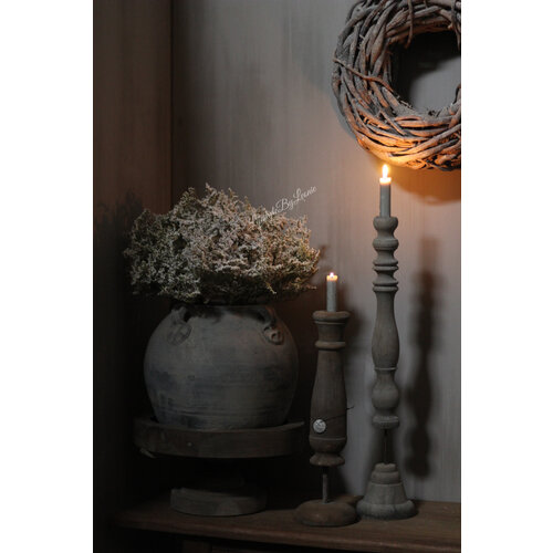 Houten baluster kandelaar dinerkaars Axel 