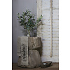 Shabby lint met olijftak 100 cm