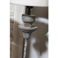 Lampvoet ornament  met hout en ijzer 60 cm