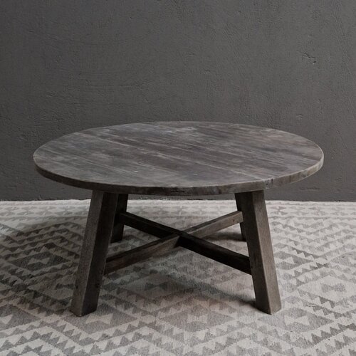 Salontafel round Antique grey 100 cm 