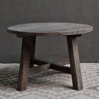 Salontafel round Antique grey 65 cm