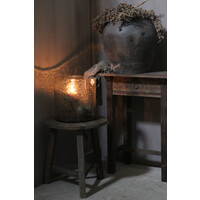 Hal tafeltje één lade Antique grey 80 cm