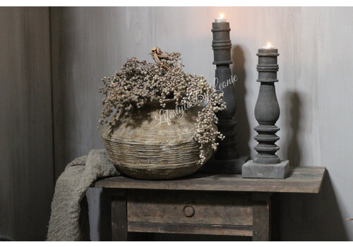 Authentieke rattan  Indiase pot