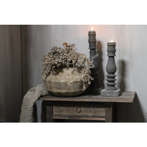 Authentieke rattan  Indiase pot 