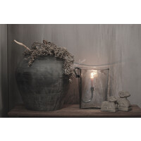 Windlicht Suus vierkant en rond 30 cm met S-haak