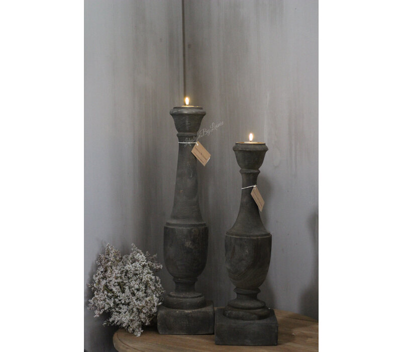 Aura Peeperkorn houten kandelaar Auray 51 cm