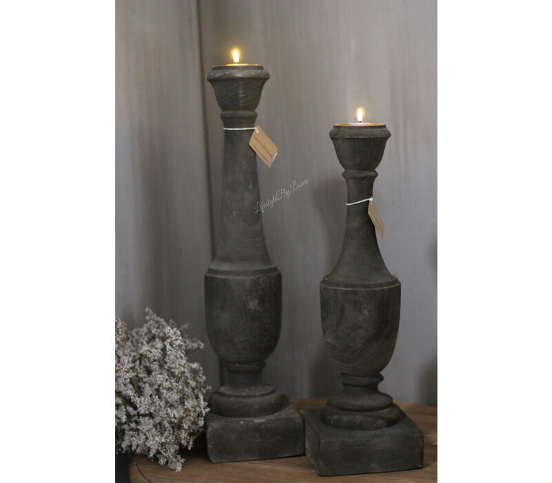 Aura Peeperkorn houten kandelaar Auray 51 cm