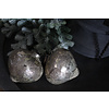 Kerstbal bol punt gold sprinkle 8 cm Kerstbal bol punt gold sprinkle 8 cm