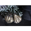 Glazen bal / ornament ballon Vintage cream 7 cm