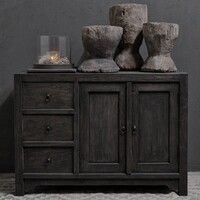 Dressoir Kayo 2 deuren en 3 laden 120 x 85 x 45 cm