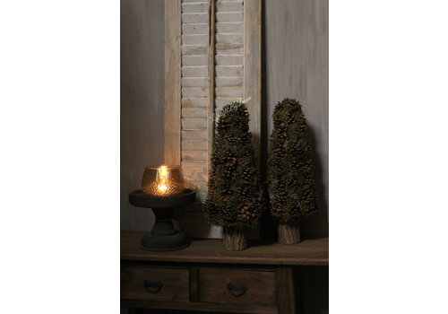 Mos / Pinecone boom op voet 55 cm