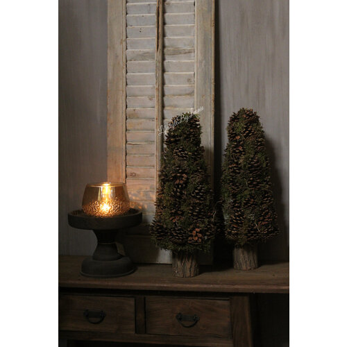 Mos / Pinecone boom op voet 55 cm 