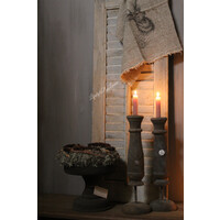 Grey moss wreath rasped spruce + sticks 30 cm