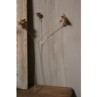 Namaak wilde peen Bruin/gold 64 cm