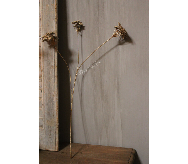 Namaak wilde peen Bruin/gold 64 cm