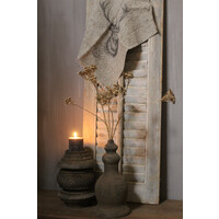Namaak wilde peen Bruin/gold 64 cm