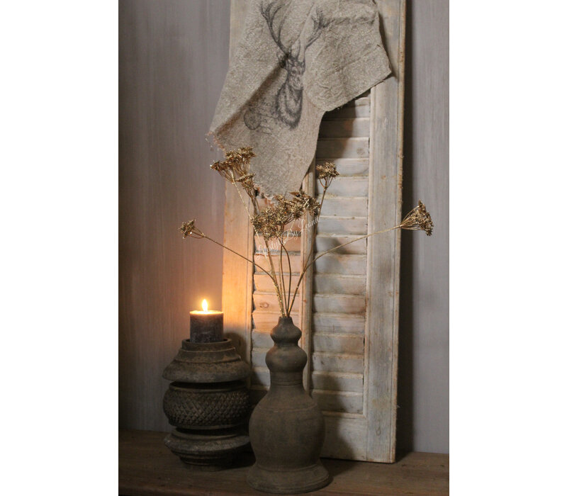 Namaak wilde peen Bruin/gold 64 cm