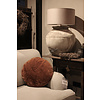 Rond bont kussen Lonne Brown 40 cm