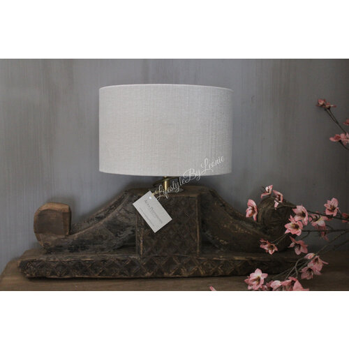 Aura Peeperkorn cilinder lampenkap Stucco 25 cm 