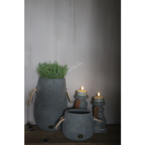 Brynxz vase tall with rope Vintage 30 cm 