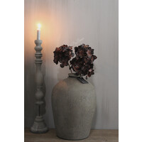 Zijden Hortensia black/brons 60 cm