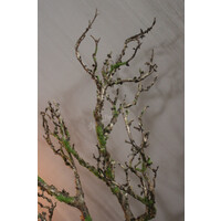 Namaak wilde twig tak met mos 70 cm