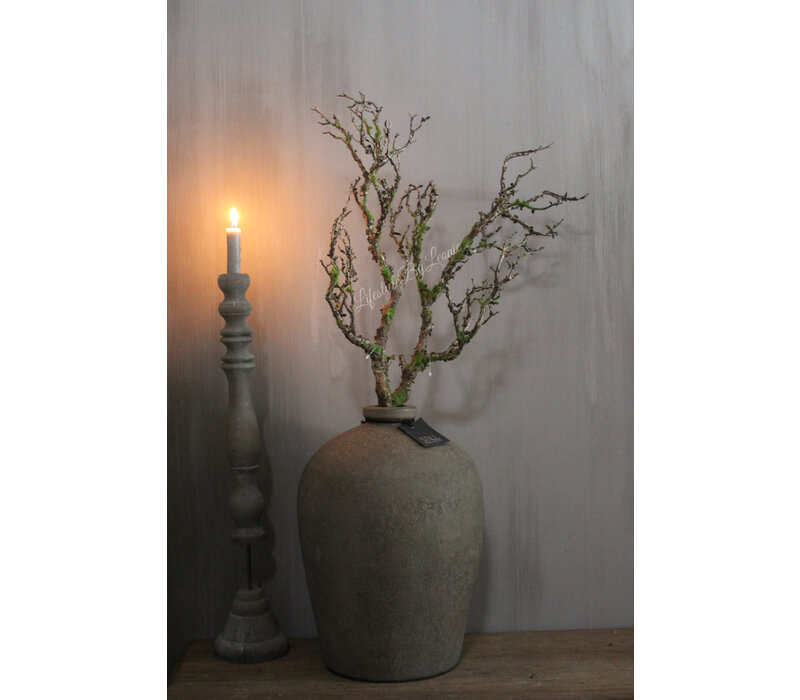 Namaak wilde twig tak met mos 70 cm