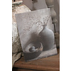 Canvas prent A4 Fles en houten bakjes