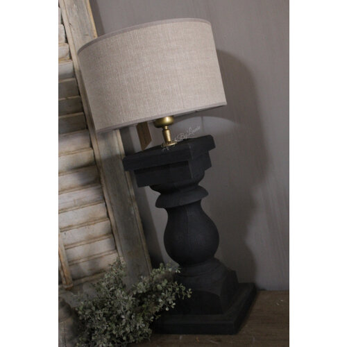 Baluster lampvoet Black 46 cm 