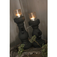 Brynxz candleholder / baluster Ancient soil 26 x 12 cm