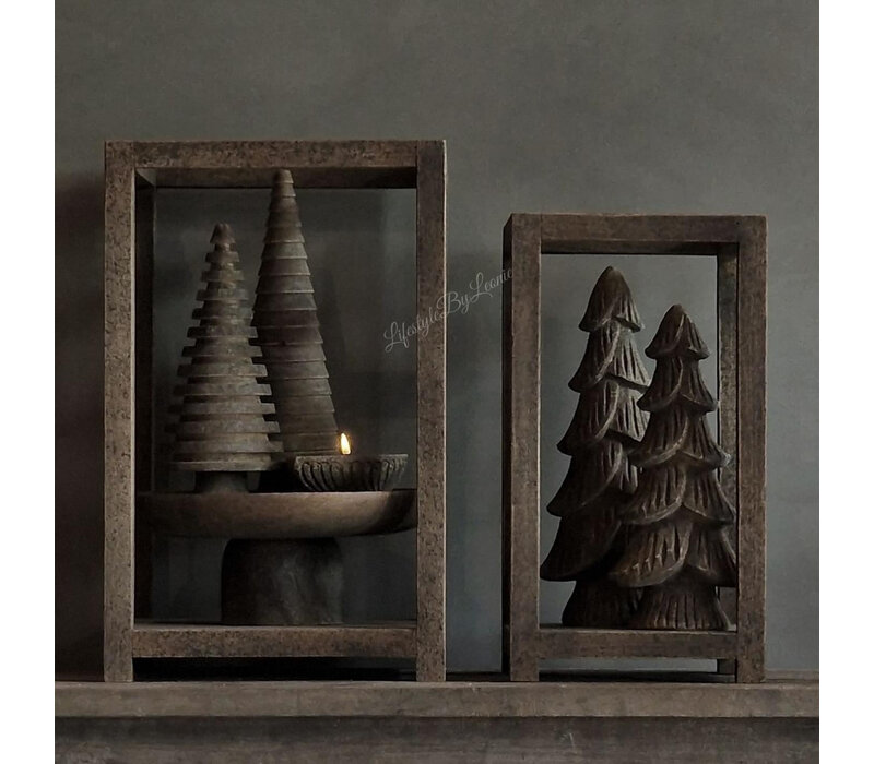 Sobere kerstboom Rudolph 35 cm