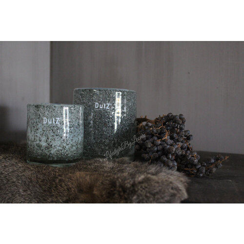 DUTZ glazen windlicht galaxy bubbels marble 10 x 9 cm 