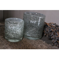 DUTZ glazen windlicht galaxy bubbels marble 13 x 11 cm