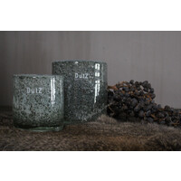 DUTZ glazen windlicht galaxy bubbels marble 13 x 11 cm