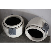 STILL ronde pot neck Taupe 17 x 20 cm