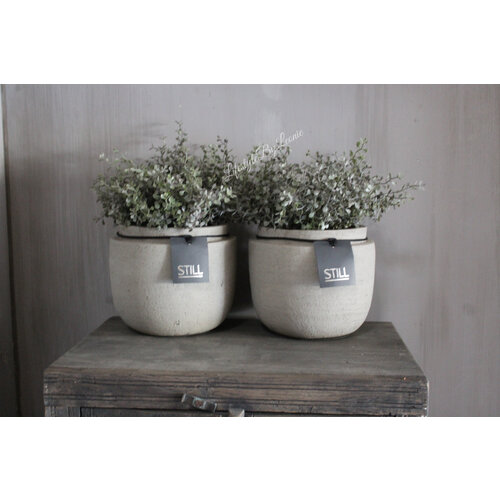 STILL ronde pot neck Taupe 17 x 20 cm 