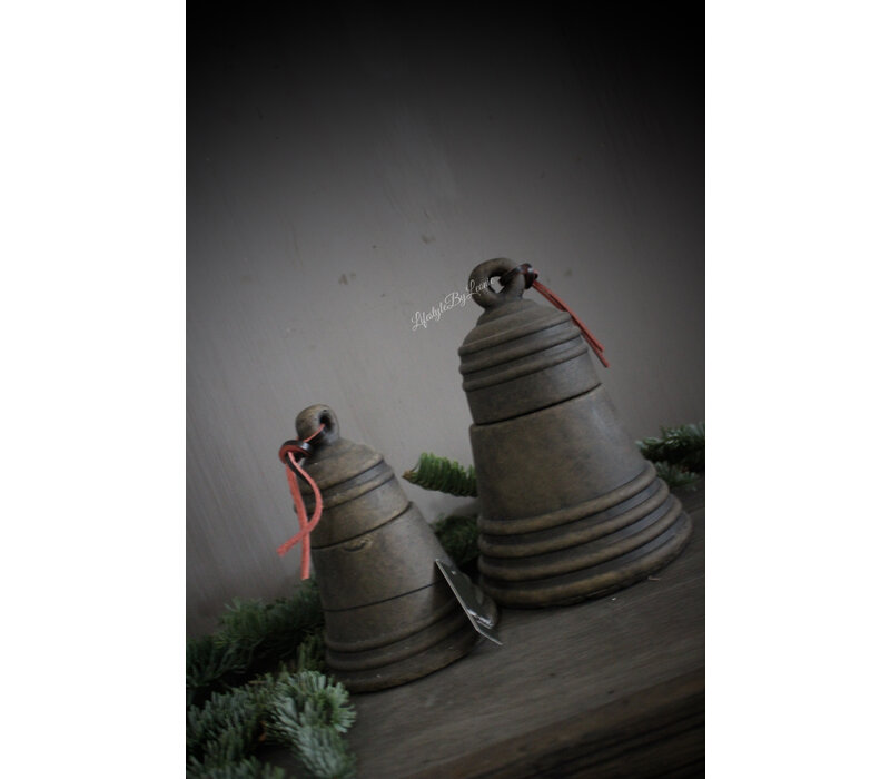 Brynxz Tealight jingle bell Brown 17 cm