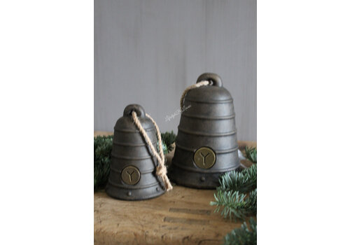 Brynxz Brynxz set met 2 jingle bells Brown 16 cm Brynxz Brynxz set met 2 jingle bells Brown 16 cm
