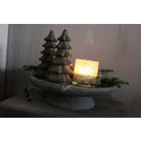 Brynxz plate on foot Vintage 36 cm