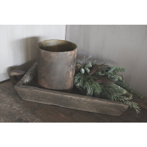 Windlicht cilinder Roest 20 x 25 cm 
