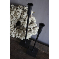 Smeedijzeren kandelaar dinerkaars 70cm