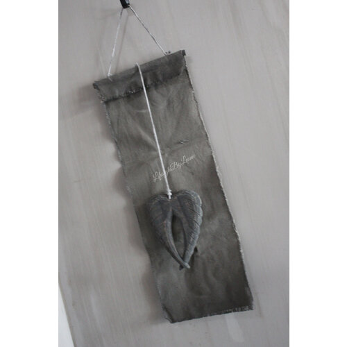 Sobere wandhanger kalkdoek Angel wings 