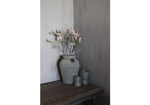 Zijden Magnolia tak in knop Soft pink 91 cm